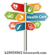 Health care and Medical Sign Health care and Medical Sign