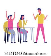 الأصدقاء, اضطر لهوا, الرسومات بحركة