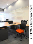 Interior of a new office