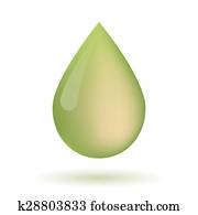 Olive oil drop icon Olive oil drop icon