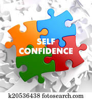 Self Confidence on Multicolor Puzzle. Self Confidence on Multicolor Puzzle.