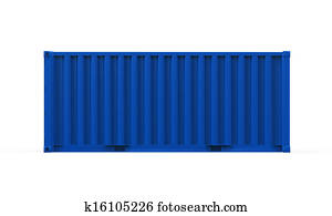 כחול, מכולה של מישלוח