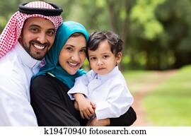 glad, arabic, familie