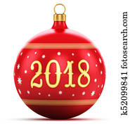 New Year 2018 holiday concept New Year 2018 holiday concept