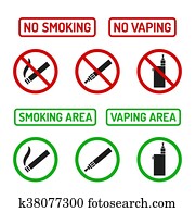 No smoking signs set