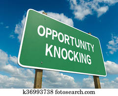 Opportunity knocking