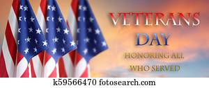 Veterans Day American flags Veterans Day American flags