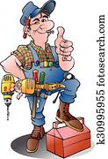 A handyman A handyman