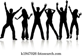 Dancing people Dancing people