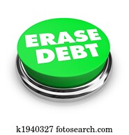 Erase Debt - Green Button