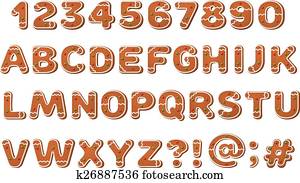Gingerbread Alphabet Gingerbread Alphabet
