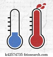 hot and cold symbols hot and cold symbols