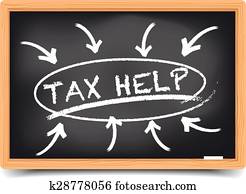 impuesto, ayuda, foco