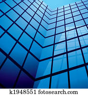 office building reflection office building reflection