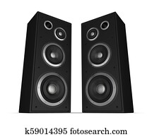speaker concept 3d illustration speaker concept 3d illustration