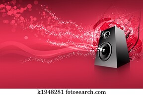 speaker red speaker red
