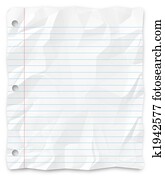 Student Writing Paper - Lined and Three-Hole Punched Student Writing Paper - Lined and Three-Hole Punched
