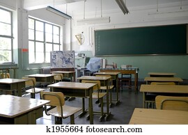 Elementary school classroom Elementary school classroom