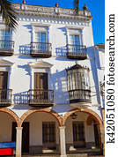 Zafra Plaza Grande in Spain Extremadura