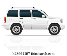 自動車 ジープ オフロードで Suv イラスト イラスト K Fotosearch