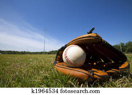 Baseball and Glove Baseball and Glove