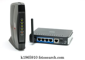 Cable modem and router Cable modem and router
