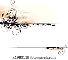 Ink Letter Decoration Background