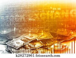 Stock exchange background