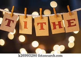 Tithe Concept Clipped Cards and Lights Tithe Concept Clipped Cards and Lights