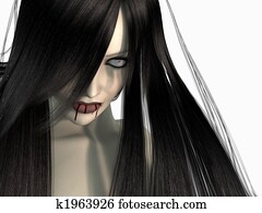 vampir, frau
