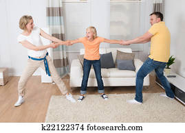 הורים, מתחת, גרש, לחלוק, ילדים