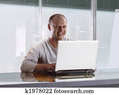 businessman in the modern office