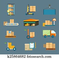 Delivery shipping concept Delivery shipping concept