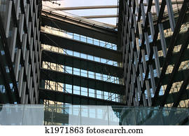 Modern architecture interior Modern architecture interior