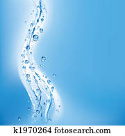 Water Swirl With Bubbles Water Swirl With Bubbles