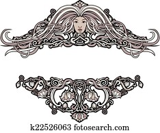 ďaleký, lem, do, retro style