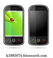 modernos, telefone móvel modernos, telefone móvel