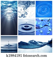 Water themed collage Water themed collage