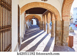 Zafra Plaza Grande in Spain Extremadura