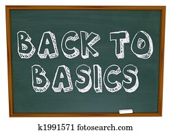 Back to Basics - Chalkboard