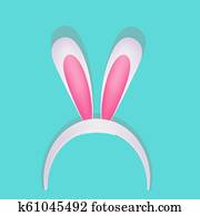 Bunny Ears Stock Illustrations | Our Top 1000+ Bunny Ears art | Fotosearch