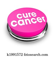 Cure Cancer - Pink Button
