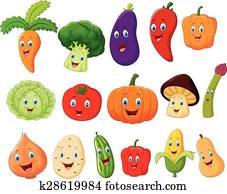 Cute vegetable cartoon character Cute vegetable cartoon character