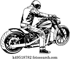 Harley Davidson and Rider Harley Davidson and Rider