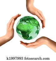 קונצפטואלי, למחזר סמל, מעל, הארק גלובוס