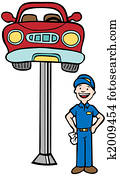 Auto Mechanic Car Lift Auto Mechanic Car Lift