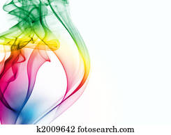 colorful smoke background with place for text