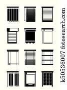 Different interior blinds Different interior blinds