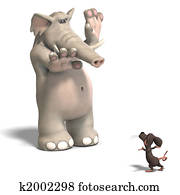 elephant and mouse elephant and mouse