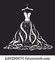 Wedding dress silhouette Wedding dress silhouette